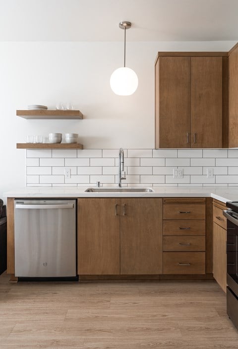 Floor plan for studio, 1 bath, 477 sqft